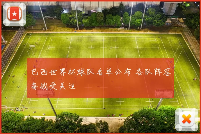 巴西世界杯球队名单公布 各队阵容备战受关注